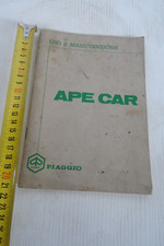 manuale uso manutenzione Ape