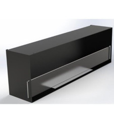 biocamino incasso erica 90cm Filomuro 86 x 27 cm Fiamma unica regolabile stufa