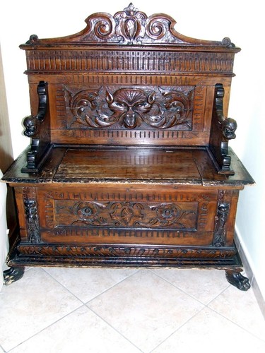 Mobili antichi intarsiati - , a