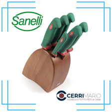 Ceppo 6 coltelli Rio Sanelli Premana professionali antiscivolo