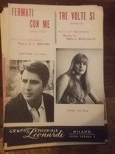 SPARTITO FIORINI "FERMATI  CON ME" SOLIDEA "TRE VOLTE SI"