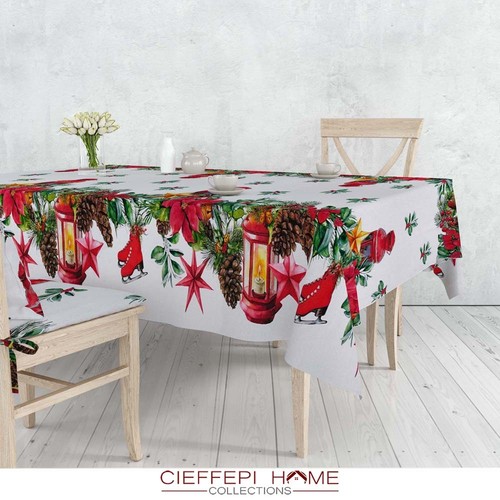 Lanterne tovaglia natale - tovaglia,