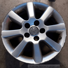 Disco ruota post. in lega SX TOYOTA COROLLA VERSO 2.2 16V D-4D (136CV) 074375