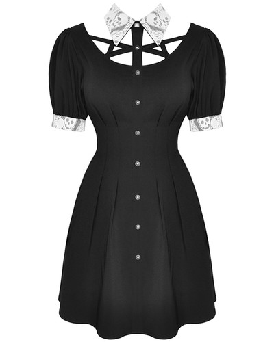 Dark love abito mini gotico - in,