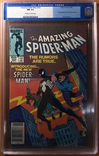 Amazing Spider-Man 252 CGC 9.4 Marvel Comics 1984 1st Black Costume Variant News