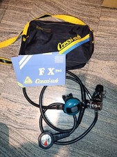 Erogatore Cressi sub FX Pro con manometro e frusta