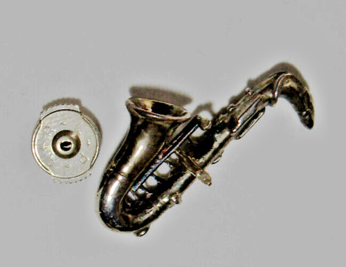 Pin saxophone argent - saxophone,