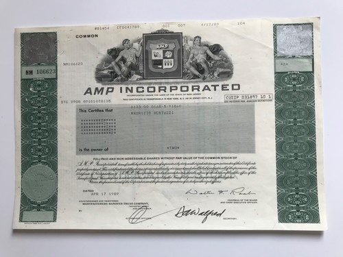 Certificato azionario amp - azionario,