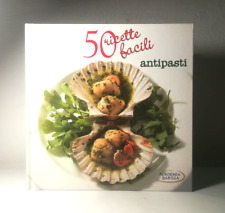 50 RICETTE FACILI ANTIPASTI LIBRO ILLUSTRATO CUCINA - (127)