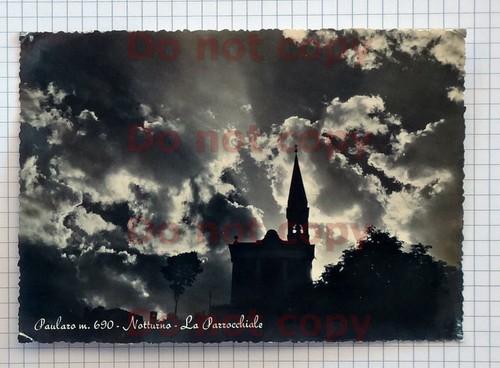Cartolina paularo notturno - cartolina,