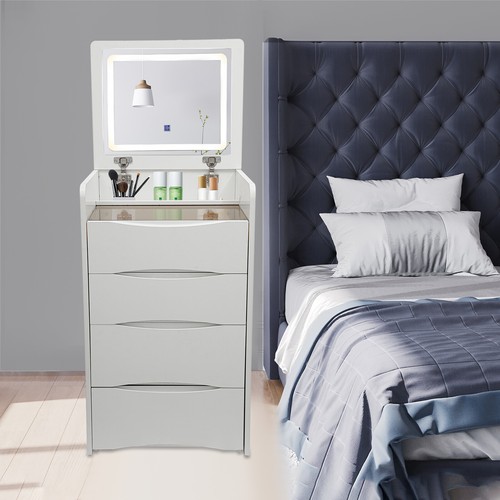 Vanity desk con led flip - vanity,