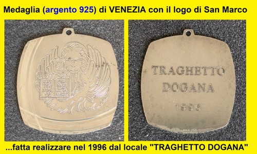 Medaglia argento 925 logo - 925,
