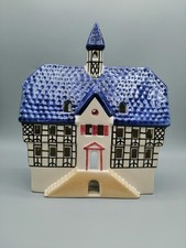 Leyk casa luminosa municipio blu altezza 23,5 cm case luminose Rothenburg 1994