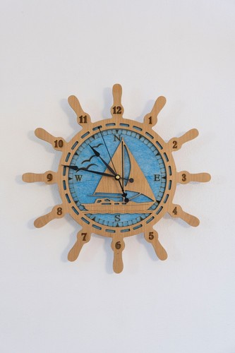 Orologio legno parete - in,