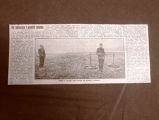 Il rintracciamento dei proiettili inesplosi nel 1916 WW1 Prima guerra mondiale