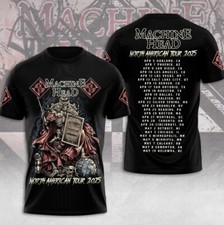 Maglietta 3D Machine Head North American Tour 2025
