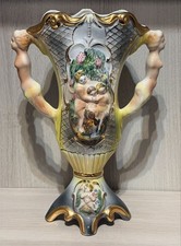 VASO IN CERAMICA CAPODIMONTE