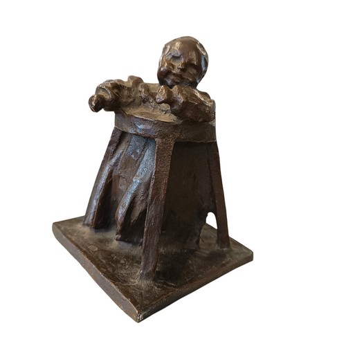Scultura bronzo eugenio - scultura,
