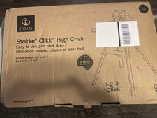 Stokke Clikk High Chair, Black