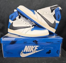 Nike Jordan 1 High OG Fragment Design x Travis Scott DH3227-105 Uomo Taglia 13 US