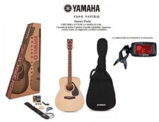YAMAHA F310 NAT PACK CHITARRA ACUSTICA CON BORSA ACCORDATORE TRACOLLA CORDE CAP