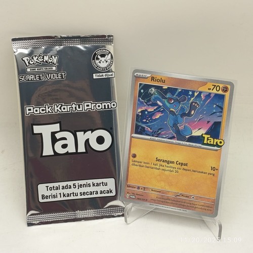 Limited pokemon indonesia taro - pokemon,