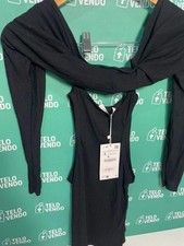 Zara Vestito nero con spalle