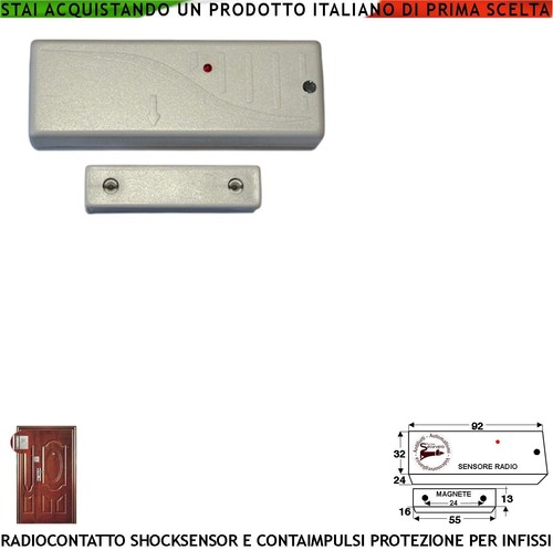 Sensore magnetico radio 433 - magnetico,