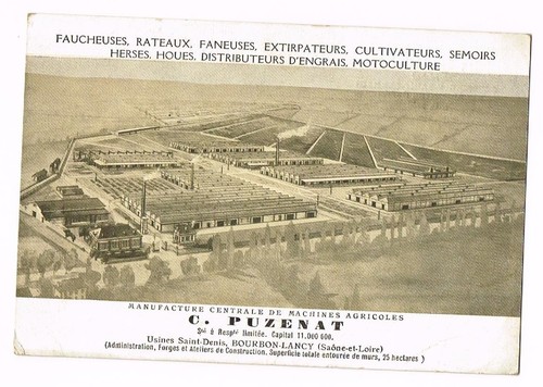 Cpa bourbon lancy usine - lancy,