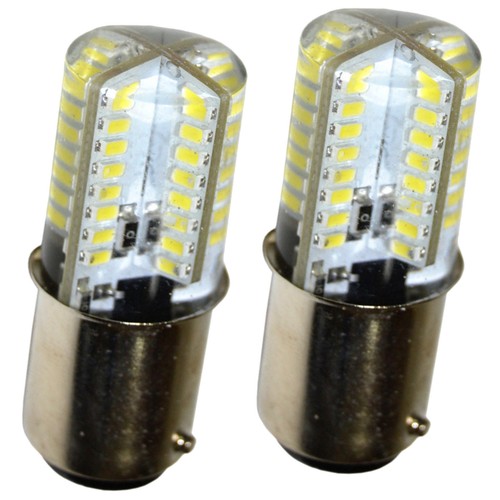 Hqrp led ba15d base - 2x, 64