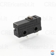 ROWENTA Microinterruttore Vapore + 2 Faston Pulsante Nero Originale Ferro Stiro