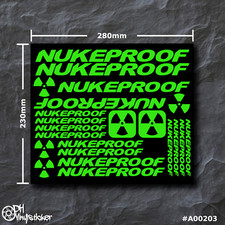 Adesivi Nukeproof verde fluo |