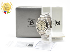 [EXC+5] SEIKO Brightz 8F32-00L0 Calendario Perpetuo Quarzo Quadrante Bianco Titanio