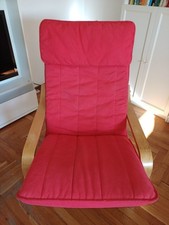 cuscino rosso per poltrona ikea poang