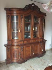 Mobili soggiorno legno intagliato