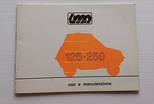 Bma amica 125 250 - 125, manuale