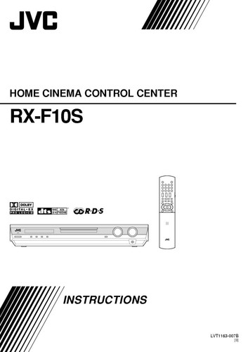 Jvc f10sb sistema home - rx-f10sb,