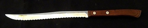 Coltello dentellato vintage - coltello,