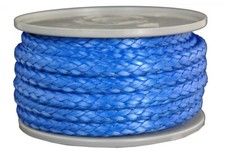 DYNEEMA Corda Intrecciata Ø 8Mm / 10 Metri Colore Blu / 5.300 DaN