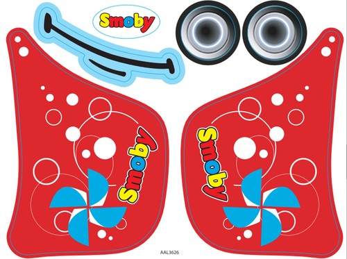 Smoby ricambio adesivo sticker - smoby,