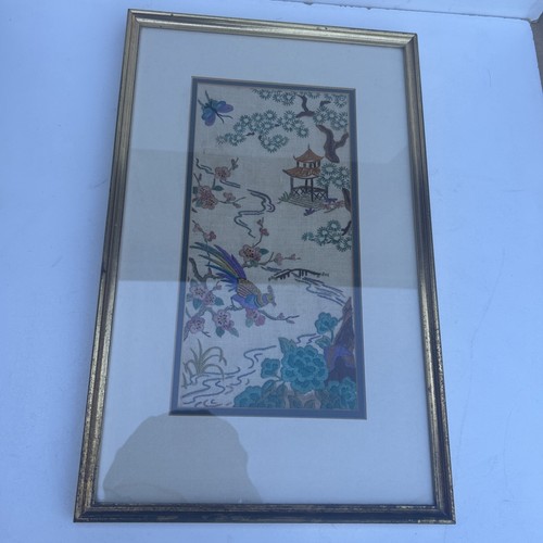 Quadro cinese ricamato mano - ricamato, a