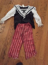 Costume Carnevale Bambino Pirata Taglia 5 Anni