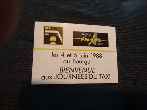 Ancien autocollant vintage - ancien,