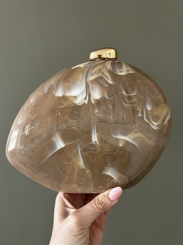 Pochette nuova marrone - , lucido