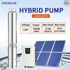 Pompa acqua solare ibrida 4"