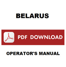 BELARUS 952.2 Manuale uso