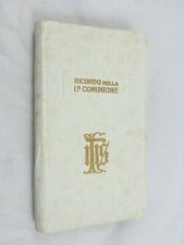 RICORDO PRIMA COMUNIONE PREGHIERE RELIGIONE  VECCHIO LIBRO IDEA REGALO 1937