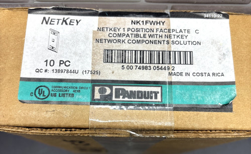 Panduit nk1fwhy piastra - 10-,