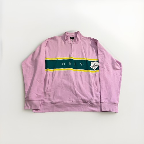 Felpa uomo obey - finto, collo