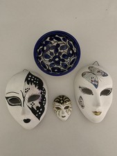 maschere veneziane in ceramica